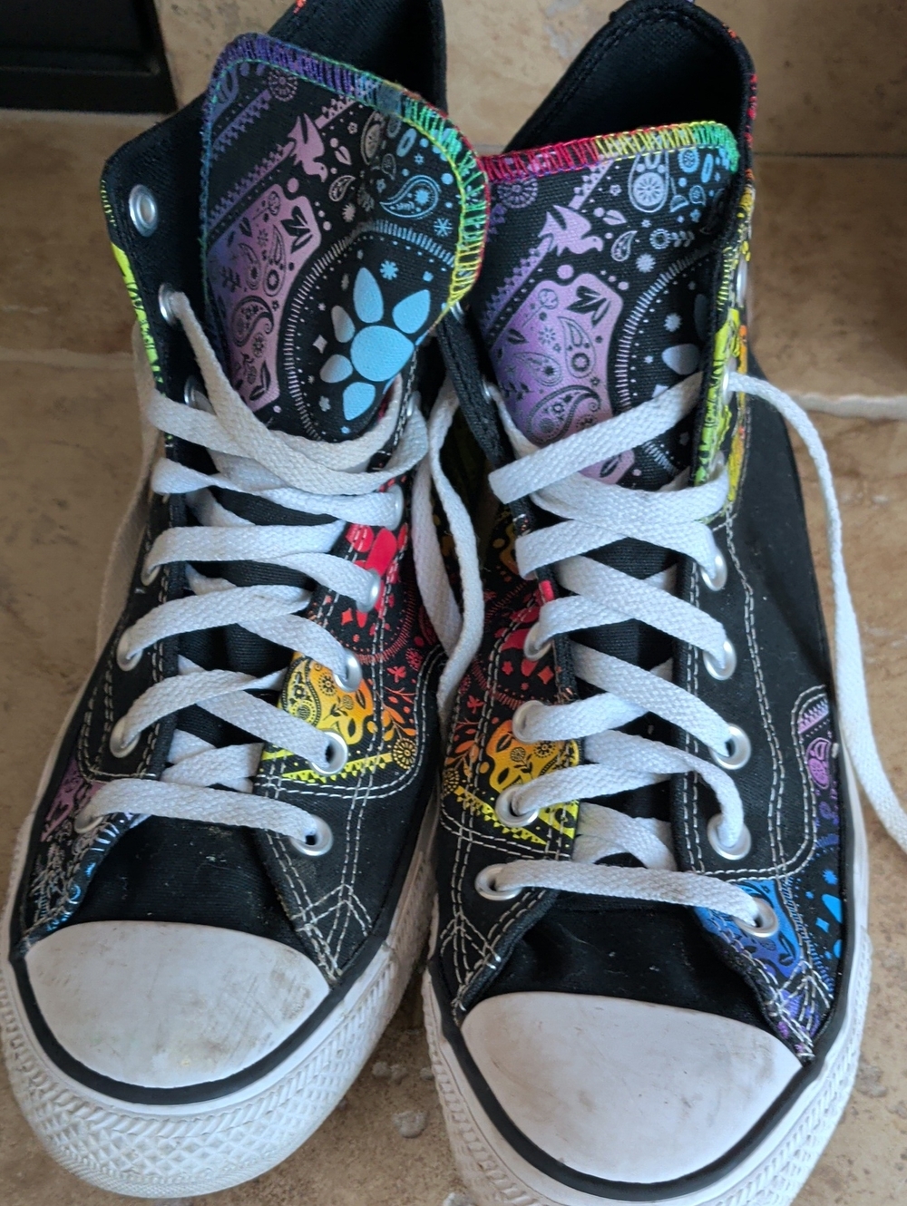 Converse All Inclusive Chuck Taylor PRIDE High-Top Sneakers SIZE 10
